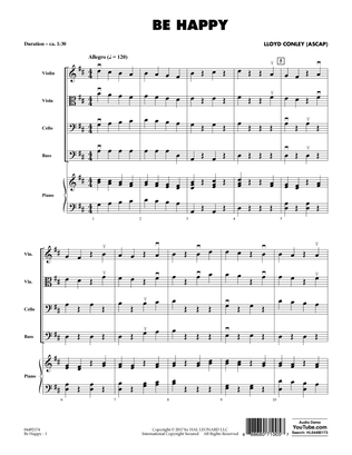Be Happy - Conductor Score (Full Score)