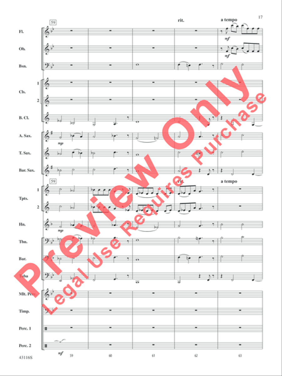 The Best of Leroy Anderson Concert Band scores gallery preview page 18
