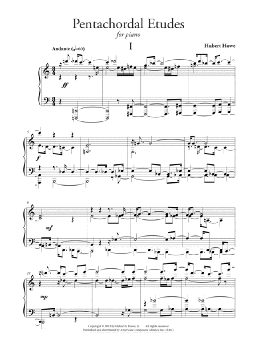 [Howe] Pentachordal Etudes Piano Method scores gallery preview page 5