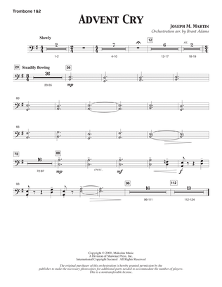 Advent Cry (from The Winter Rose) - Trombone 1 & 2