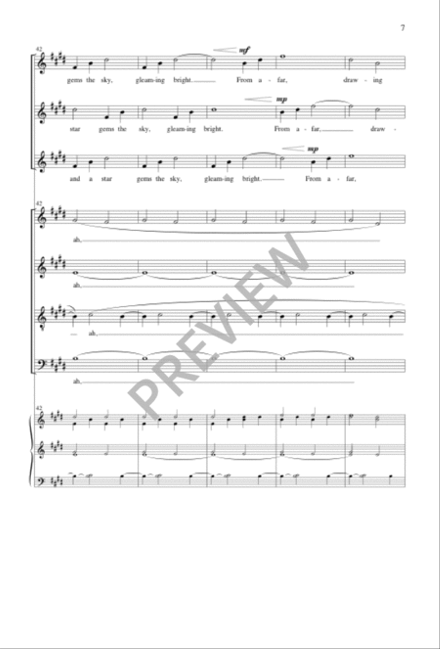 Elegy Elegy 4-Part scores gallery preview page 7