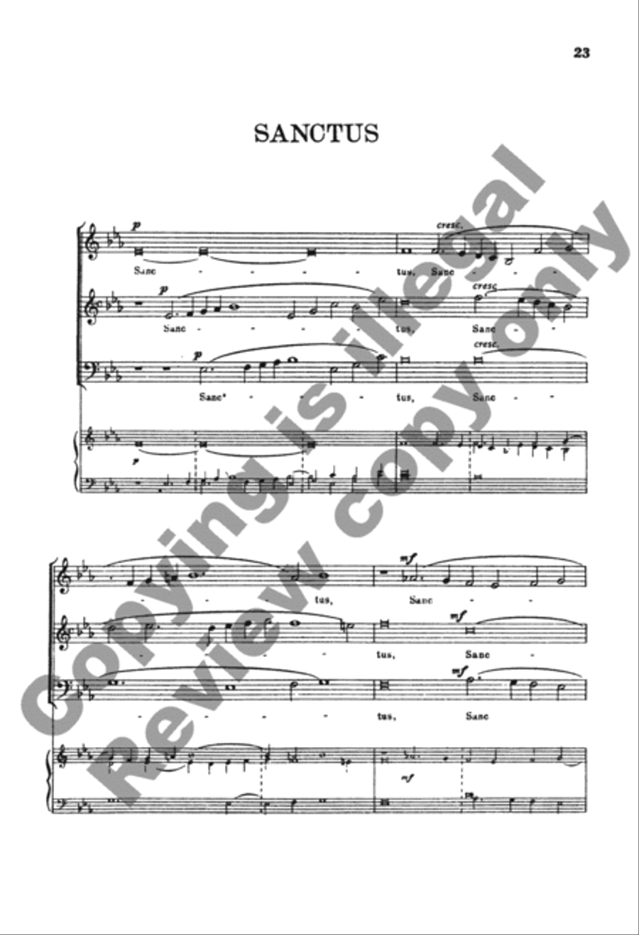 Mass for Three Voices ATB scores gallery preview page 11