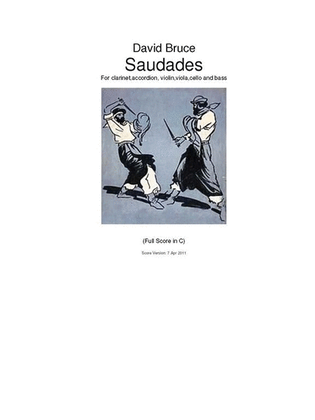 Saudades (score and parts)