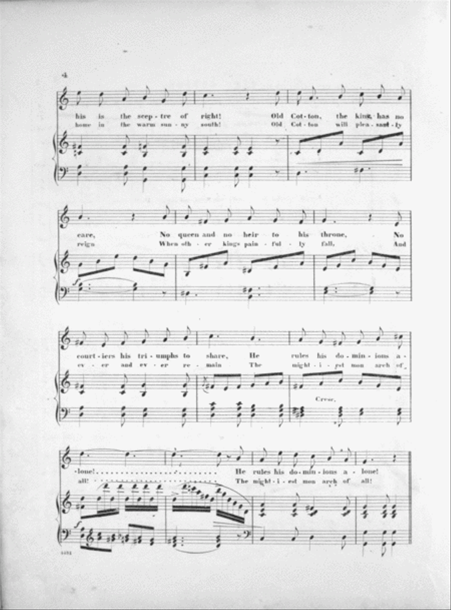 Old King Cotton Voice scores gallery preview page 3