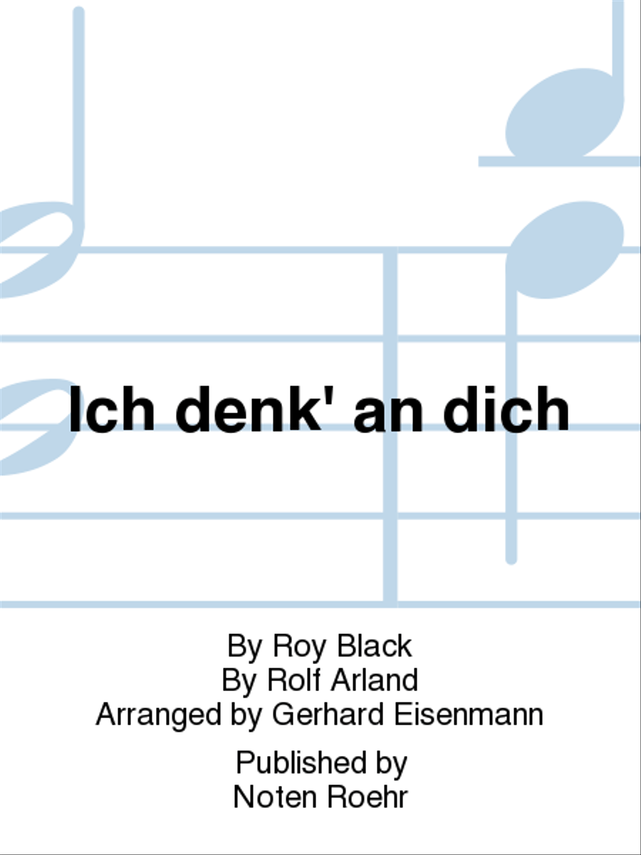 Ich denk' an dich (dt) Ich denk' an dich (dt) Score scores gallery preview page 1