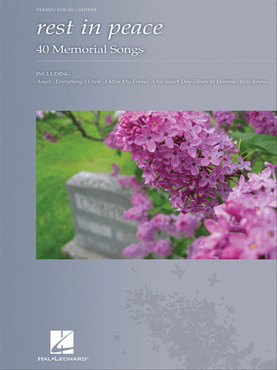 Rest in Peace Rest in Peace Piano, Vocal, Guitar scores gallery preview page 1