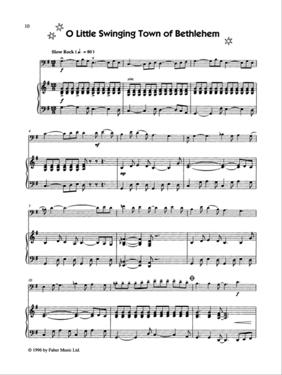 Christmas Jazzin' About for Cello Piano Accompaniment scores gallery preview page 4