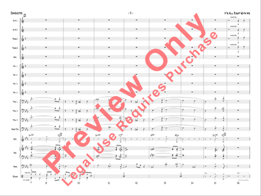 It's All Right with Me Jazz Ensemble scores gallery preview page 6