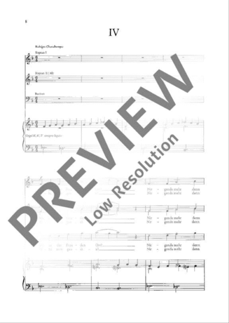 In dulci jubilo / Nun singet und seid froh Mixed Choir scores gallery preview page 9