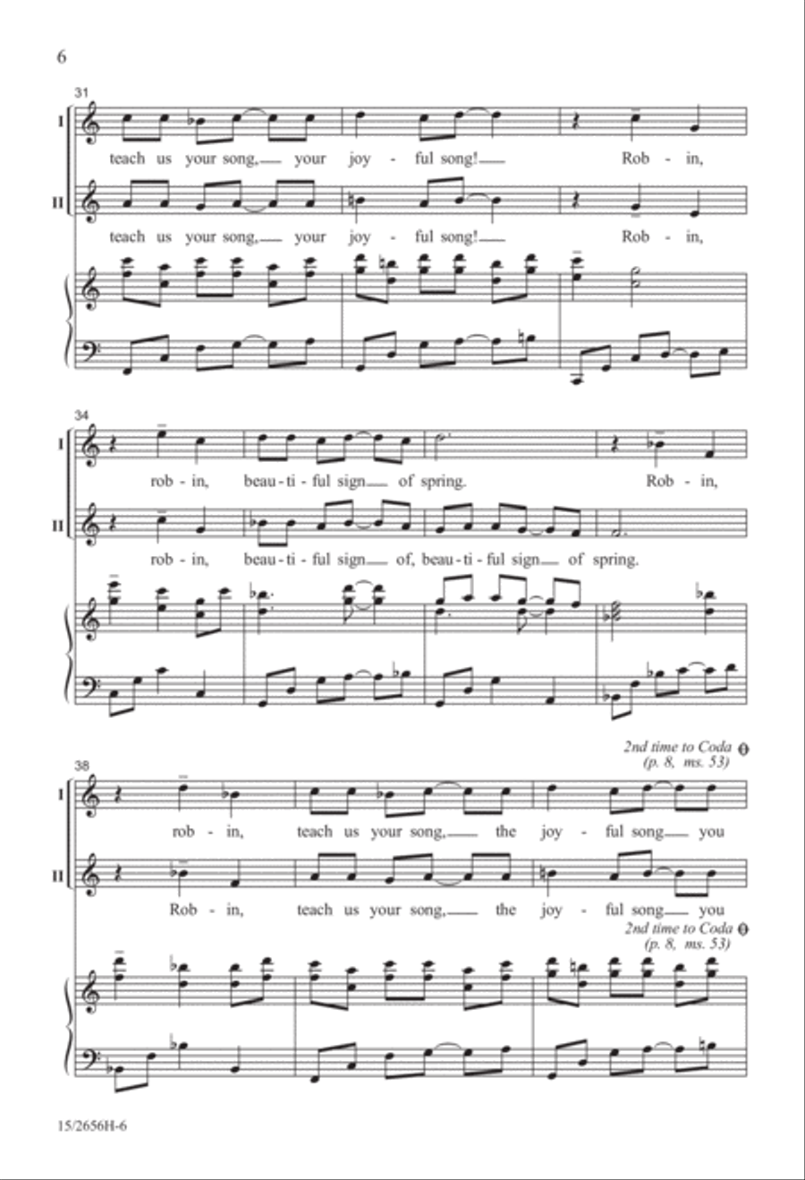 Robin's Egg Is Blue 2-Part scores gallery preview page 6