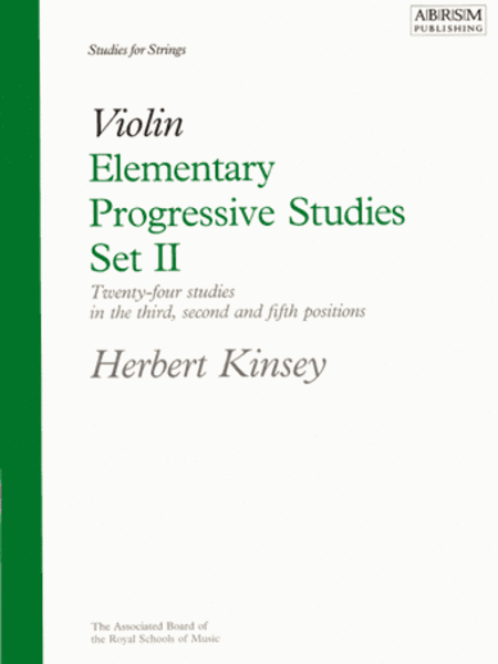 Elementary Progressive Studies, Set II for Violin