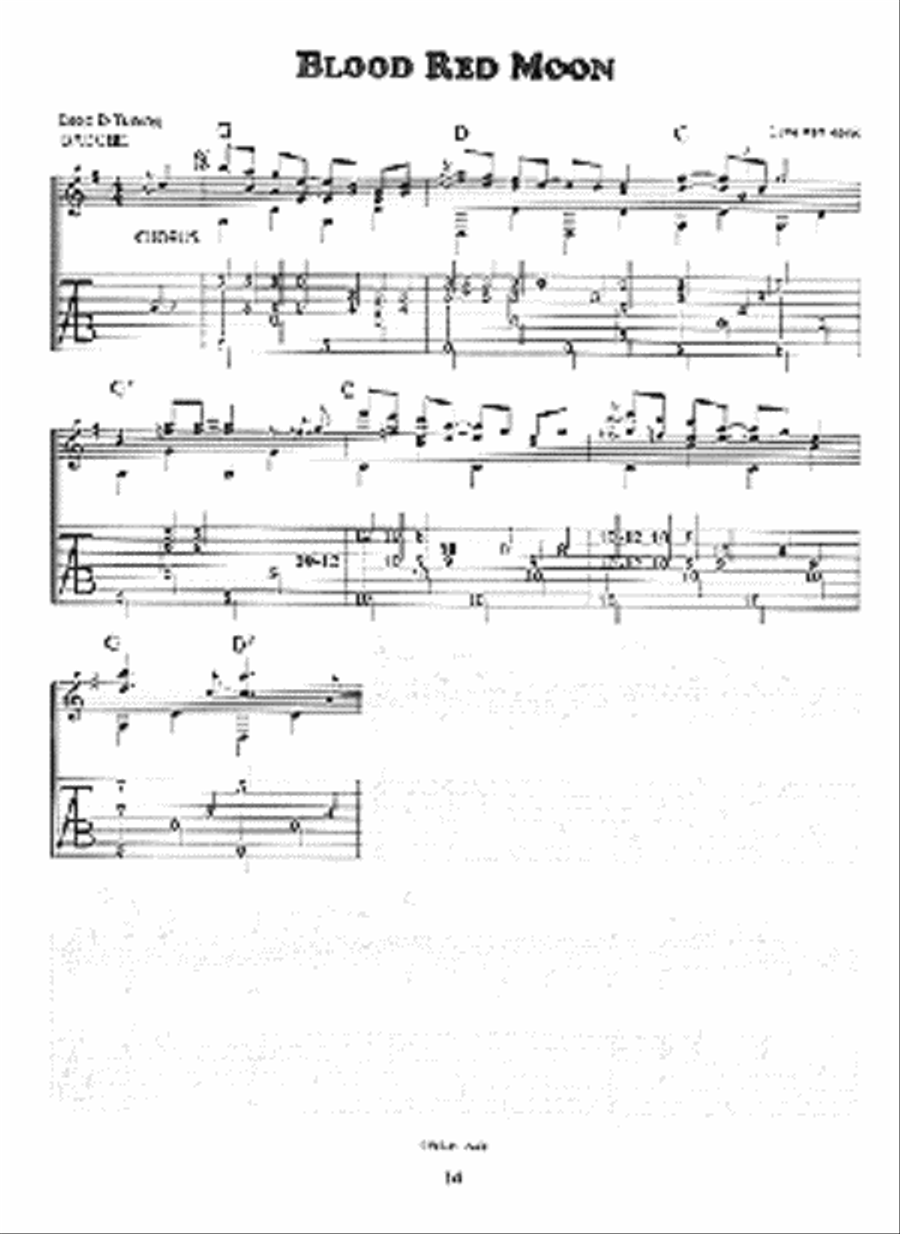 Blues and Ragtime Fingerstyle Guitar Electric Guitar scores gallery preview page 3
