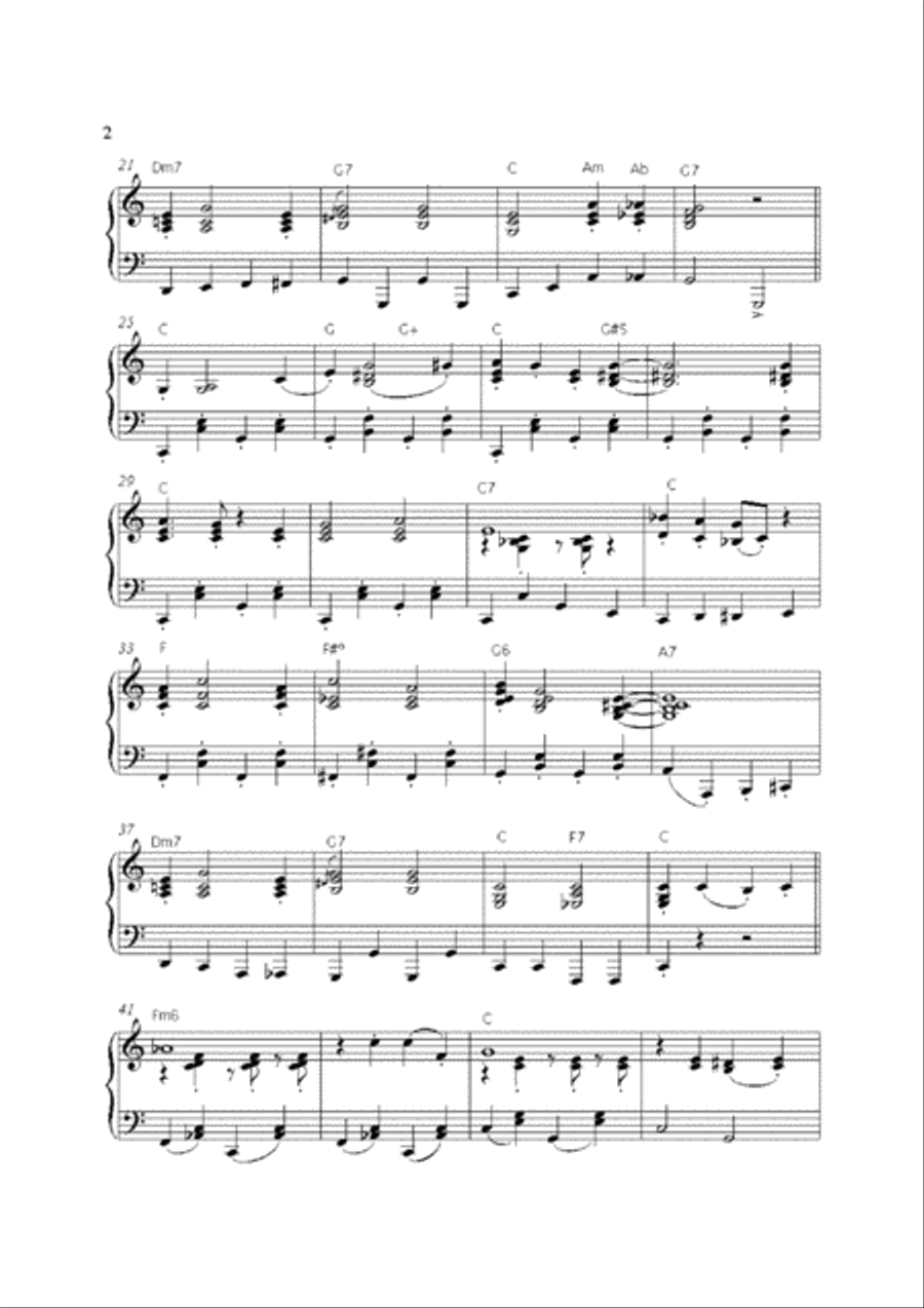 Cabaret Piano Solo scores gallery preview page 3