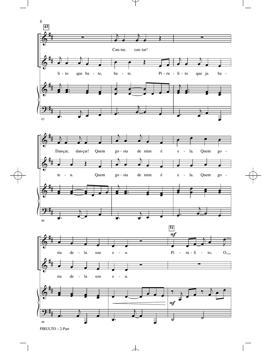 Pirulito 2-Part scores gallery preview page 6