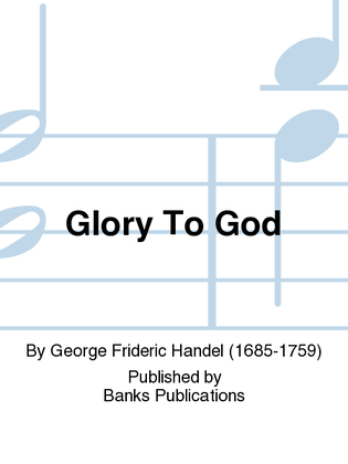 Book cover for Glory To God