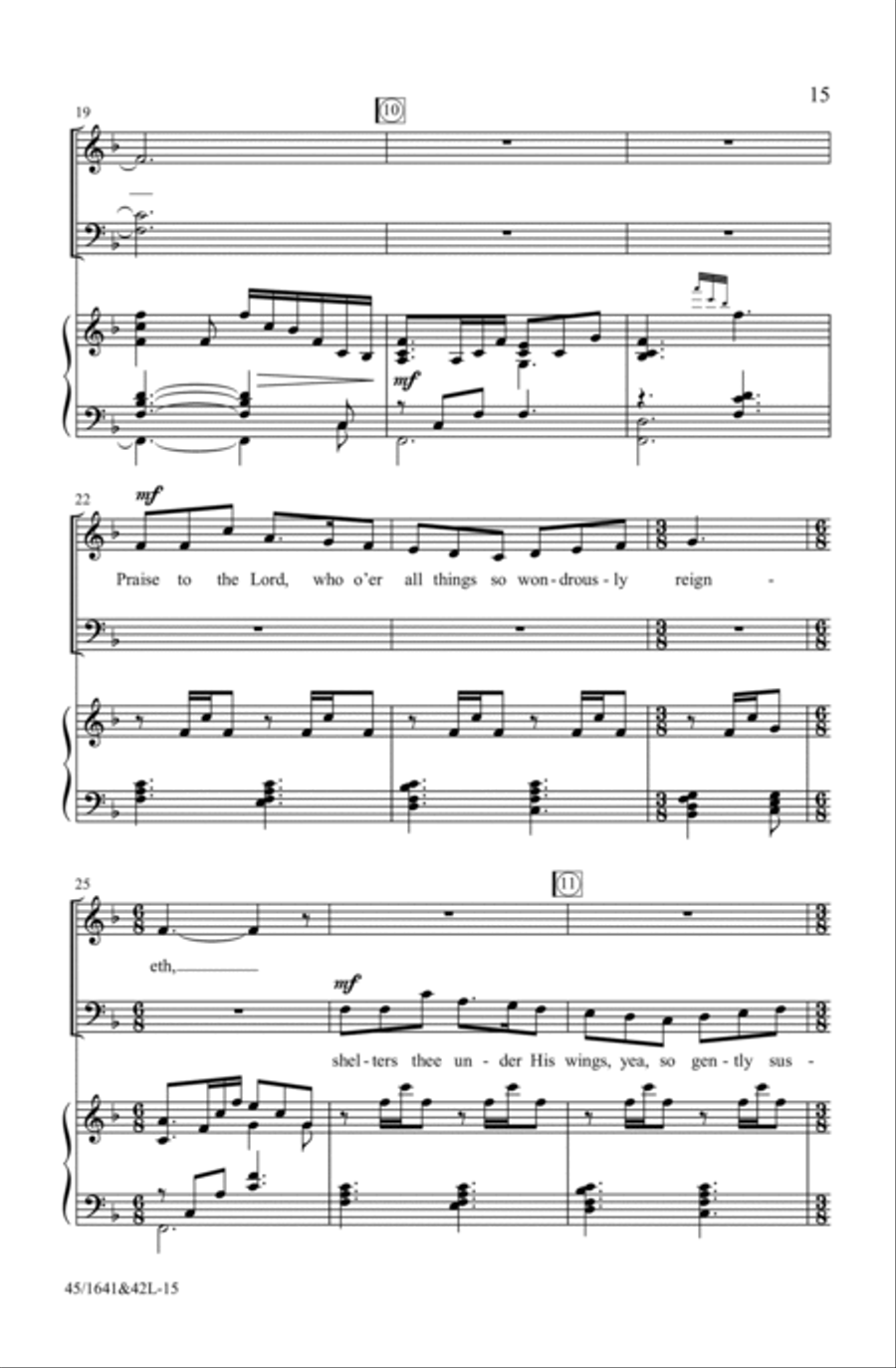 A Festival of Hymns SATB (Digital Download) 4-Part scores gallery preview page 15
