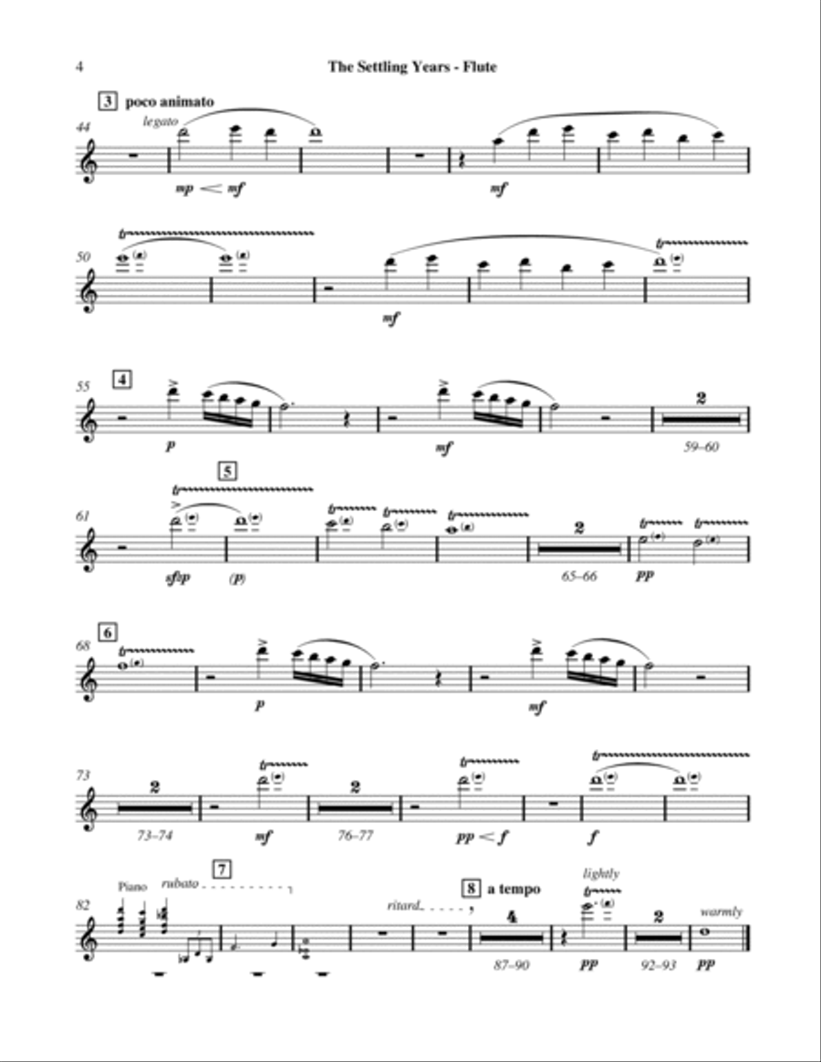 The Settling Years Choir scores gallery preview page 4