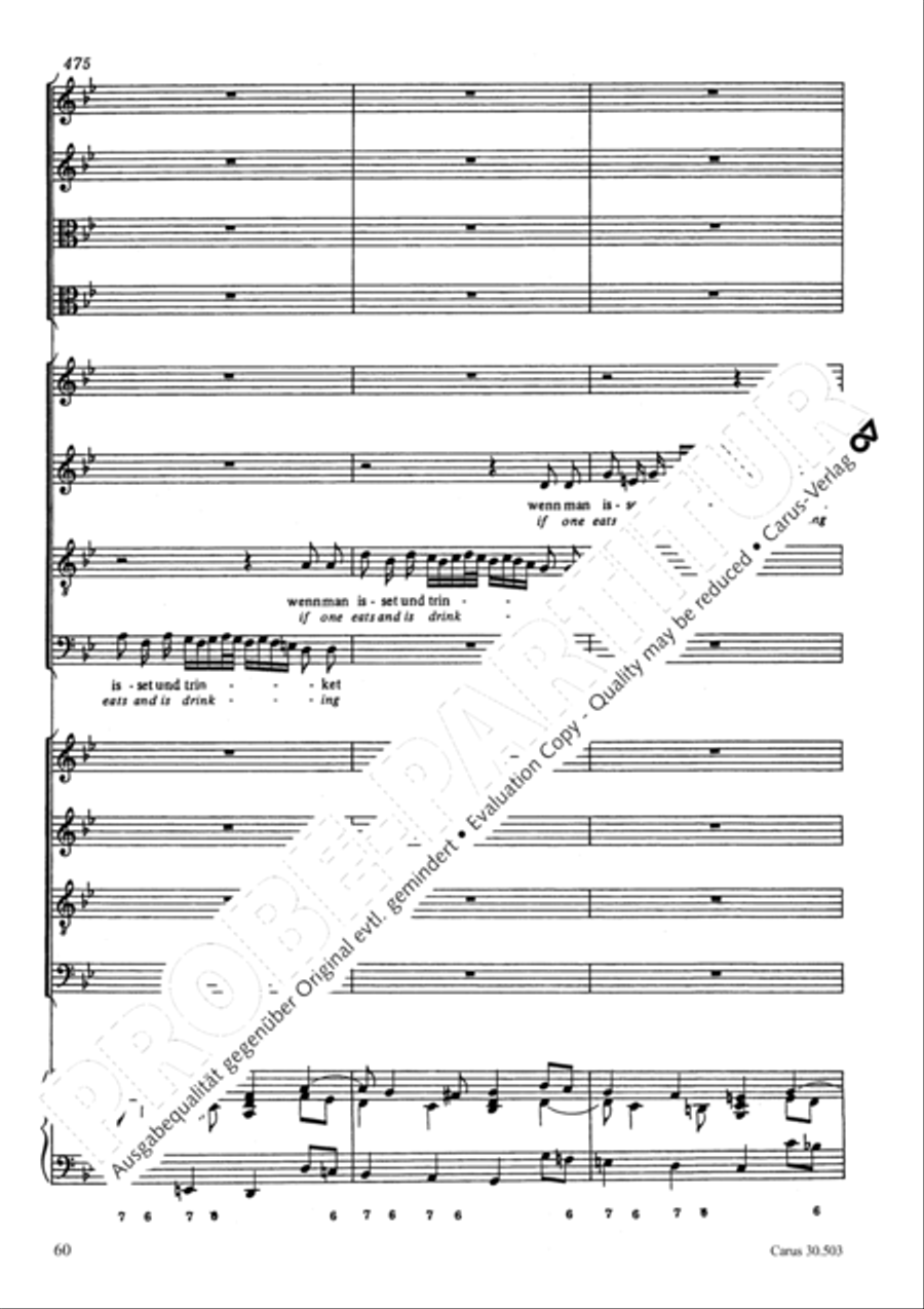 My beloved, you are fair (Meine Freundin, du bist schon) 4-Part scores gallery preview page 63