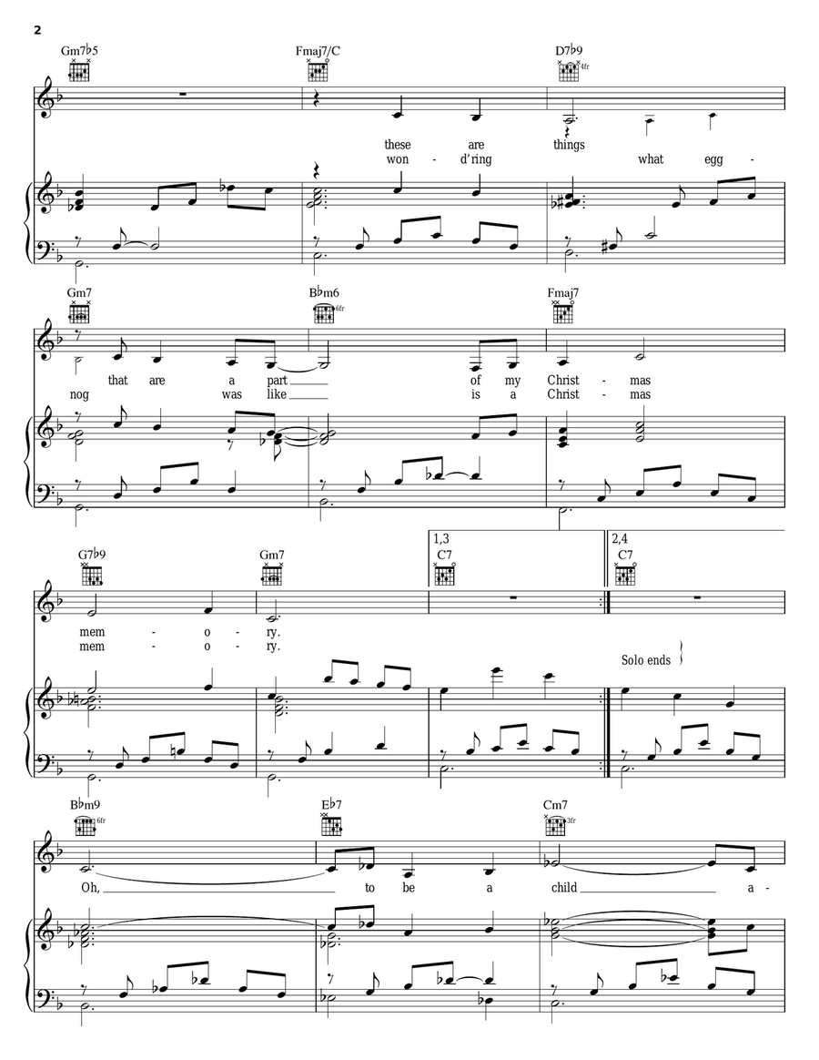 A Christmas Memory Guitar scores gallery preview page 2