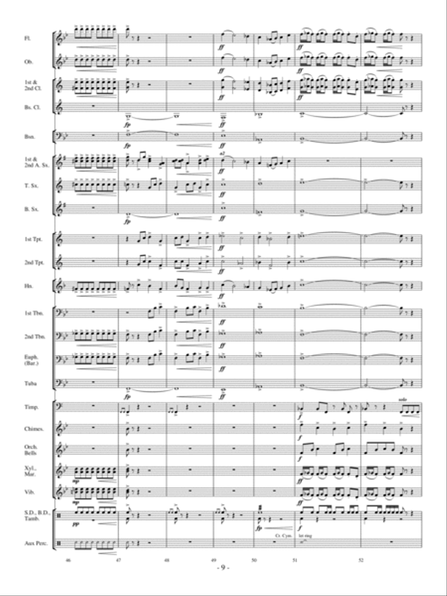 Andromeda Concert Band scores gallery preview page 8