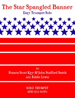 Book cover for Easy Star Spangled Banner for Solo Trumpet