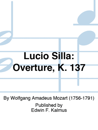 LUCIO SILLA: Overture, K. 135