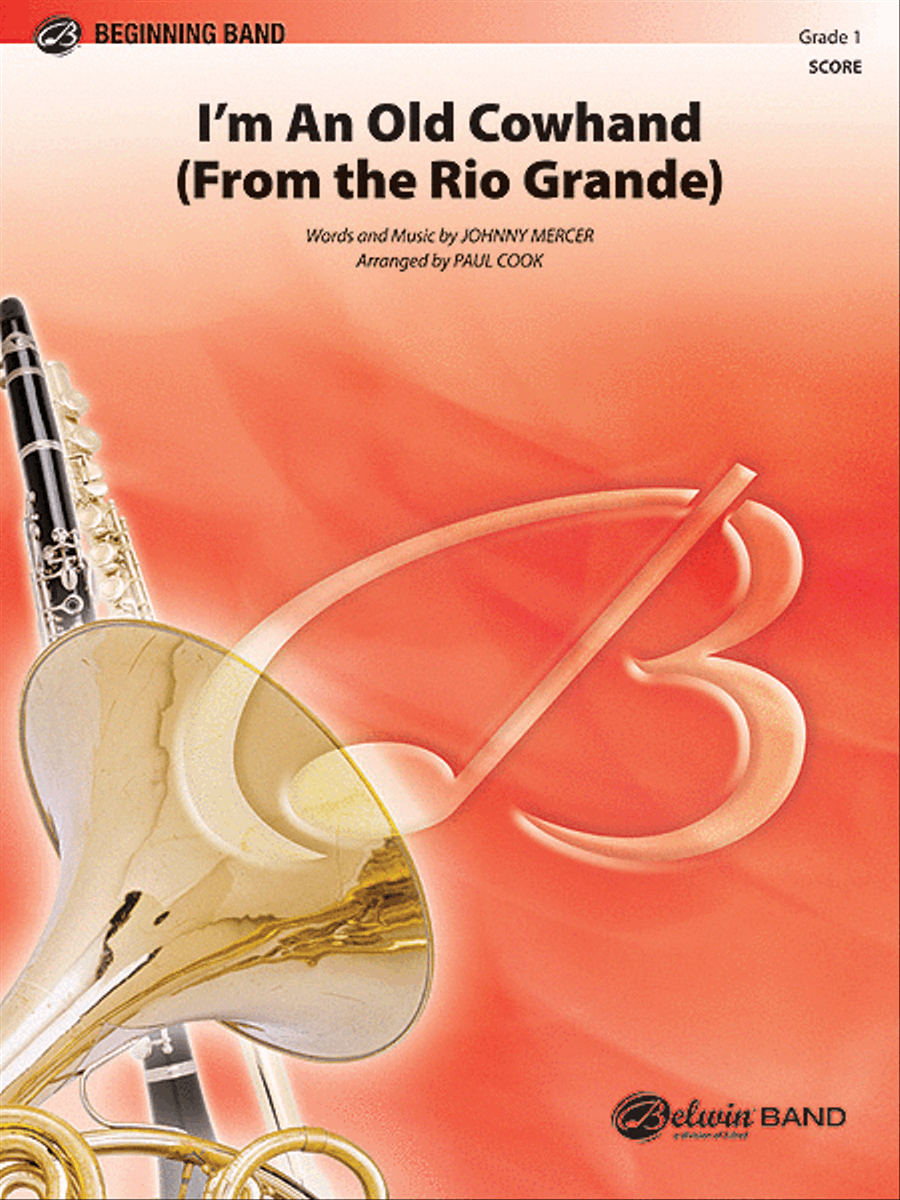 I'm an Old Cowhand (from the Rio Grande) Concert Band scores gallery preview page 1