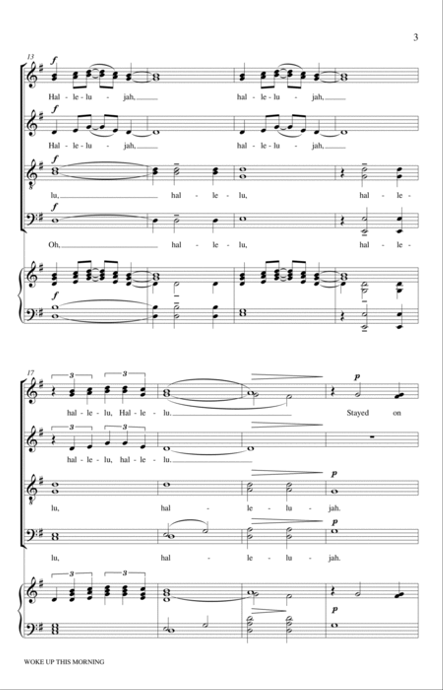 Woke Up This Morning Woke Up This Morning 4-Part scores gallery preview page 3