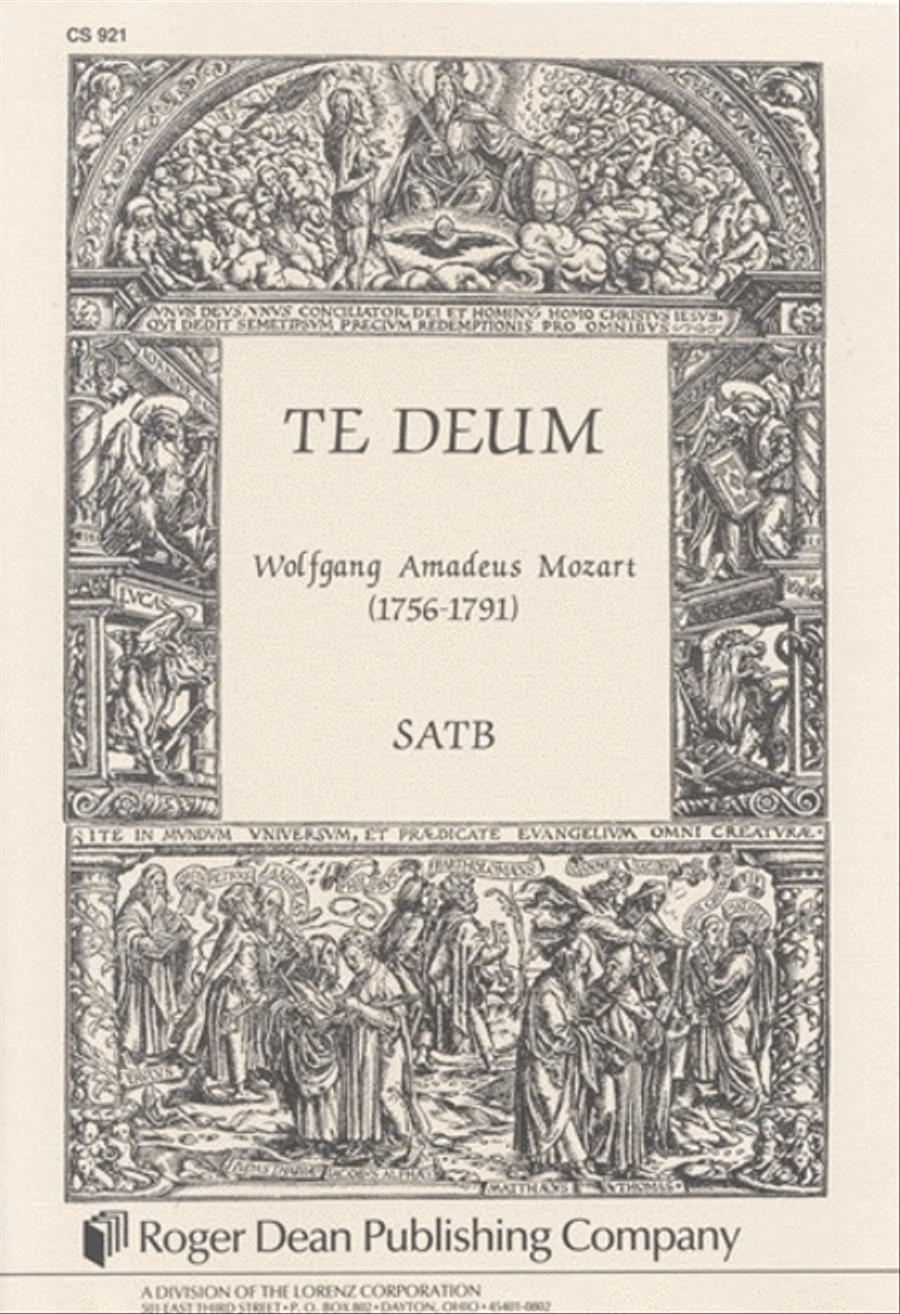 Te Deum - Choral Score