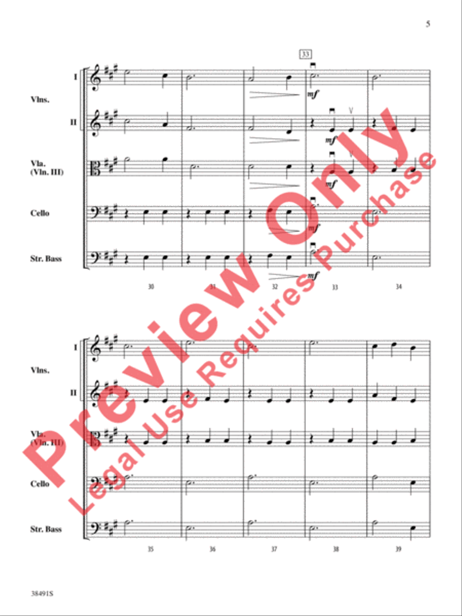 Western Dreams String Orchestra scores gallery preview page 6