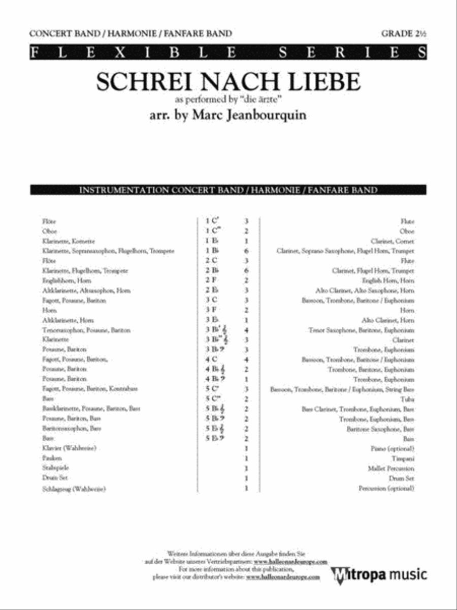 Schrei nach Liebe Piano scores gallery preview page 2