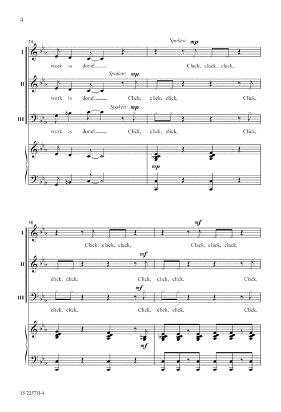 Fun Train Fun Train 3-Part scores gallery preview page 4
