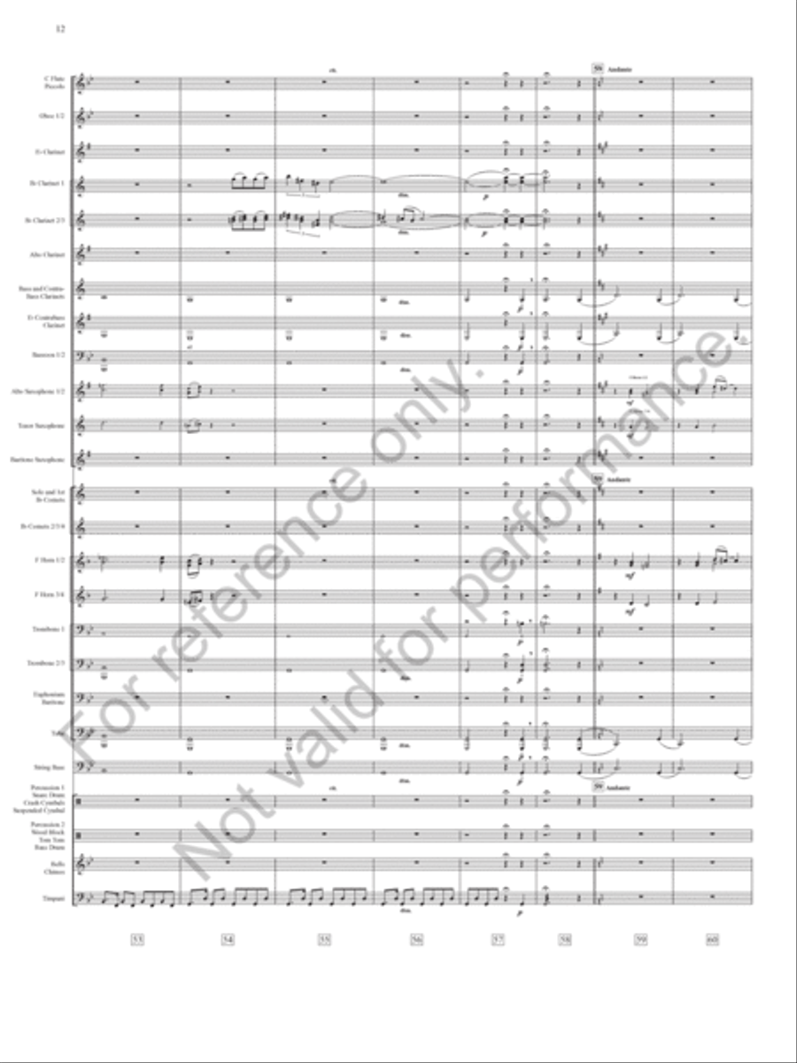Emperata Overture Concert Band scores gallery preview page 13