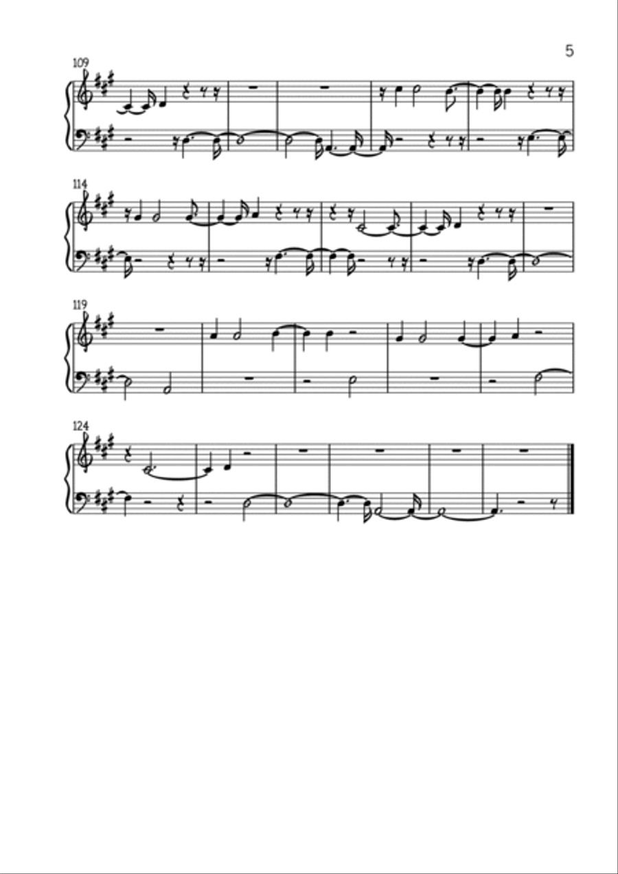 Love Like This Piano Solo scores gallery preview page 5