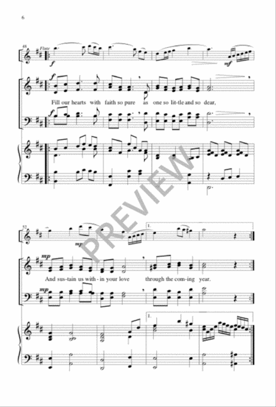That Night in Bethlehem 4-Part scores gallery preview page 6