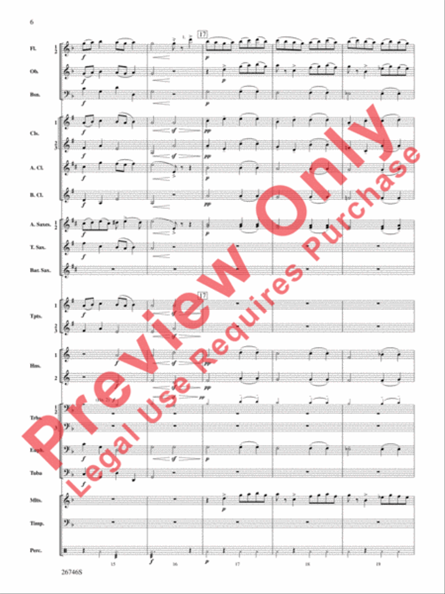 Ancient Aires and Dances Concert Band scores gallery preview page 7