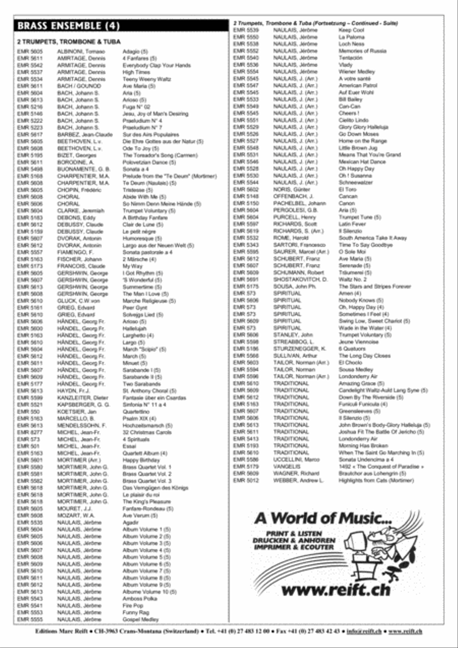 The Beatles Volume 3 The Beatles Volume 3 Brass Quartet scores gallery preview page 11