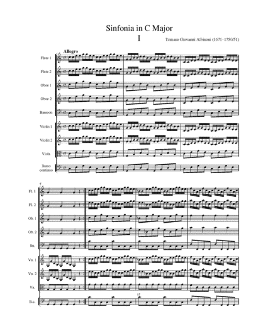 Two Sinfonias Score scores gallery preview page 3