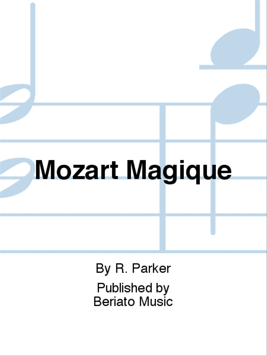 Mozart Magique Mozart Magique Piano scores gallery preview page 1