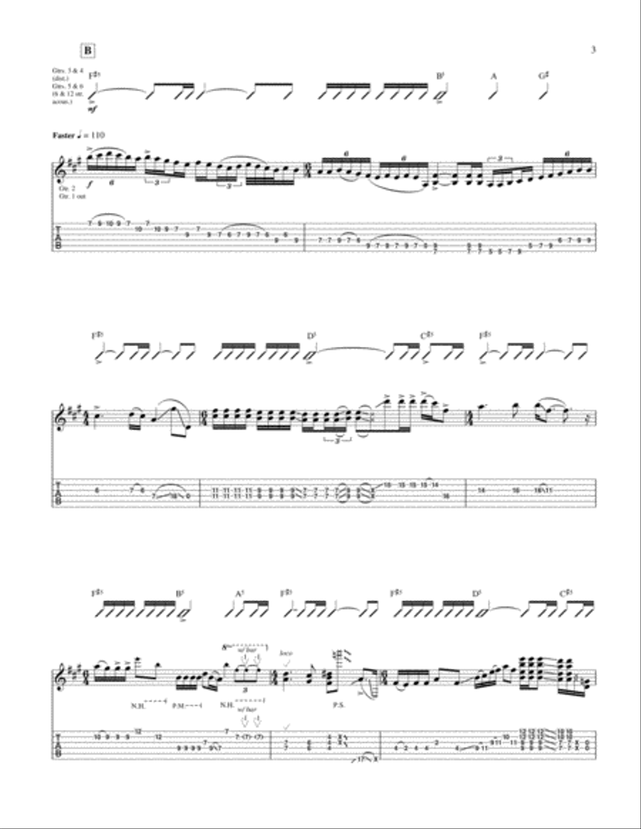 Arena Of Confusion Electric Guitar scores gallery preview page 3