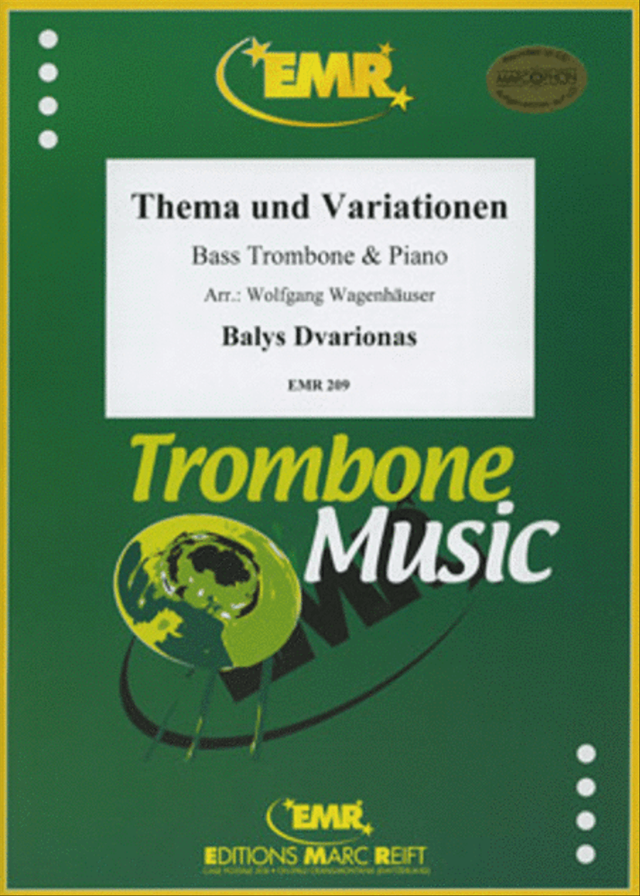 Thema und Variationen Thema und Variationen Bass Trombone scores gallery preview page 1