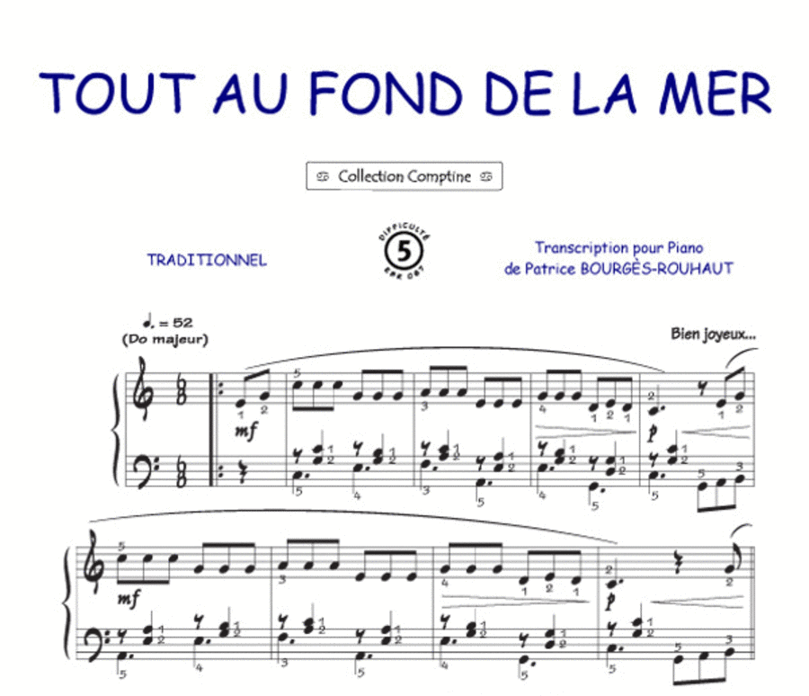 Tout au fond de la mer