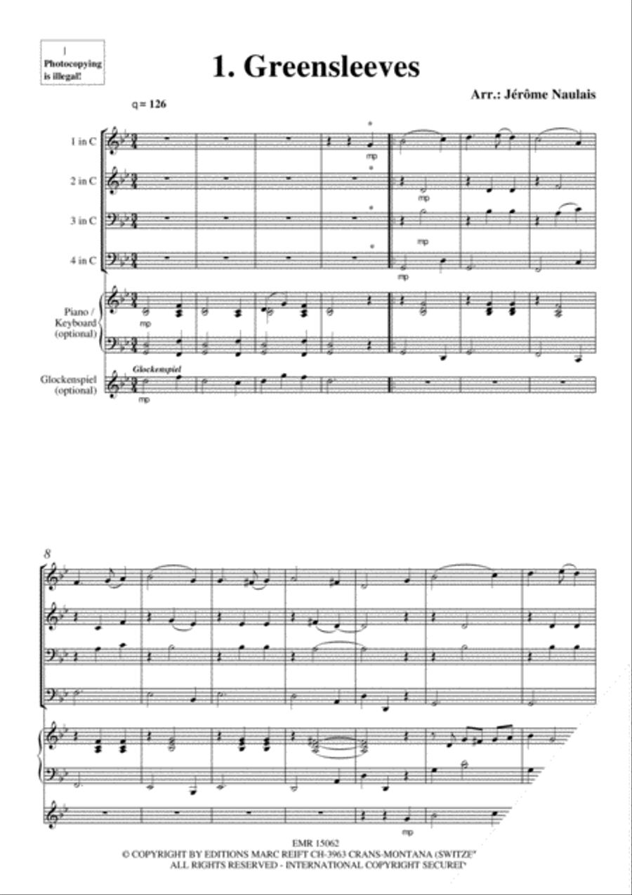 Brass Quartets Vol. 5 Brass Ensemble scores gallery preview page 3