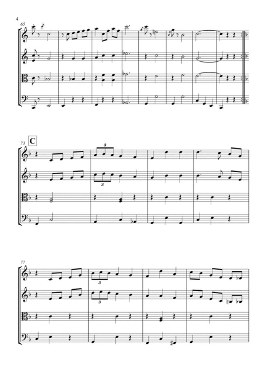 The Hesitation String Quartet scores gallery preview page 4