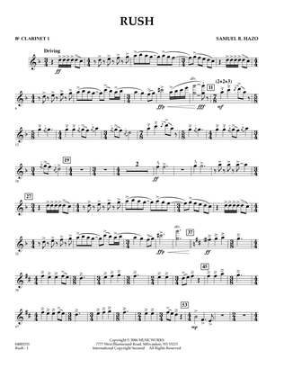 Rush - Bb Clarinet 1