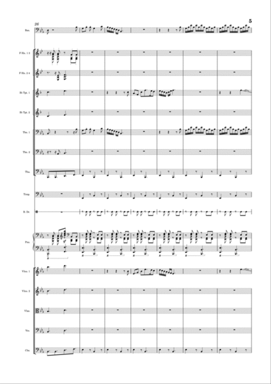 A Trip to the Zoo Movement II Large Ensemble scores gallery preview page 5