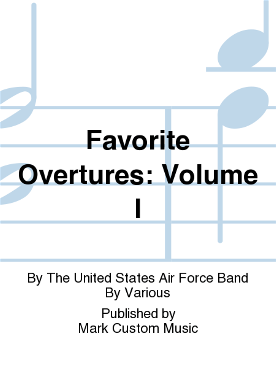 Favorite Overtures: Volume I Concert Band scores gallery preview page 1