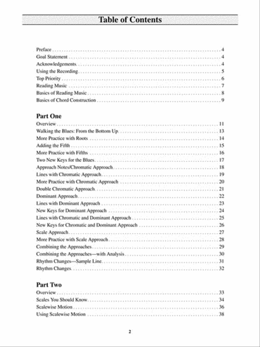 Building Walking Bass Lines Collection / Songbook scores gallery preview page 3