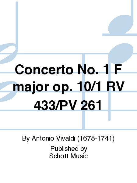 Concerto No. 1 F major op. 10/1 RV 433/PV 261