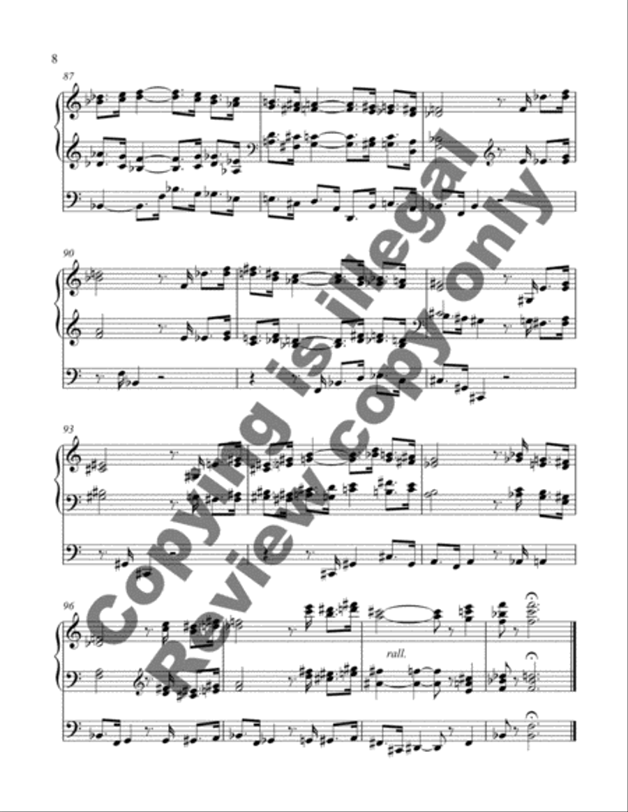 Sonata Festiva (Organ Sonata VII) Organ scores gallery preview page 10